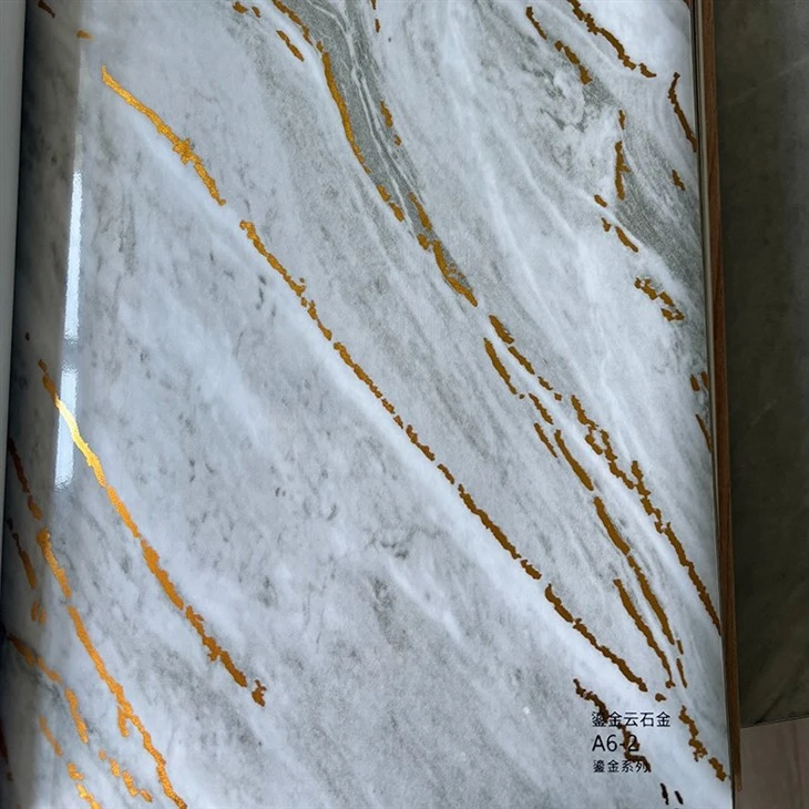 Aluminium gold PVC Film