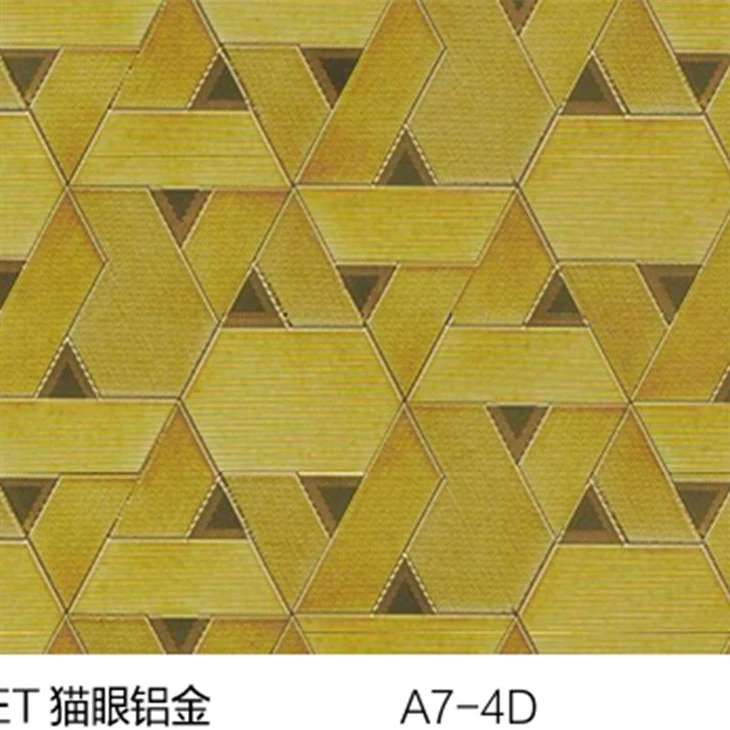 PET Aluminum Geometric Film For Furniture Surfaces